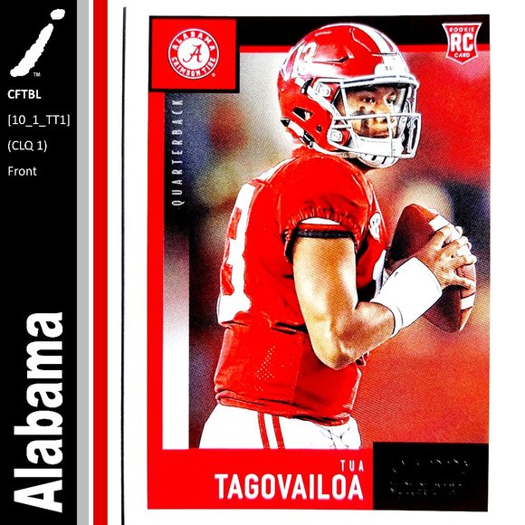 NCAA Other - Alabama Crimson Tide (Tua Tagovailoa) - CFTBL [10_1_TT1]
